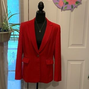 Tahari Women’s blazer, red, size 8